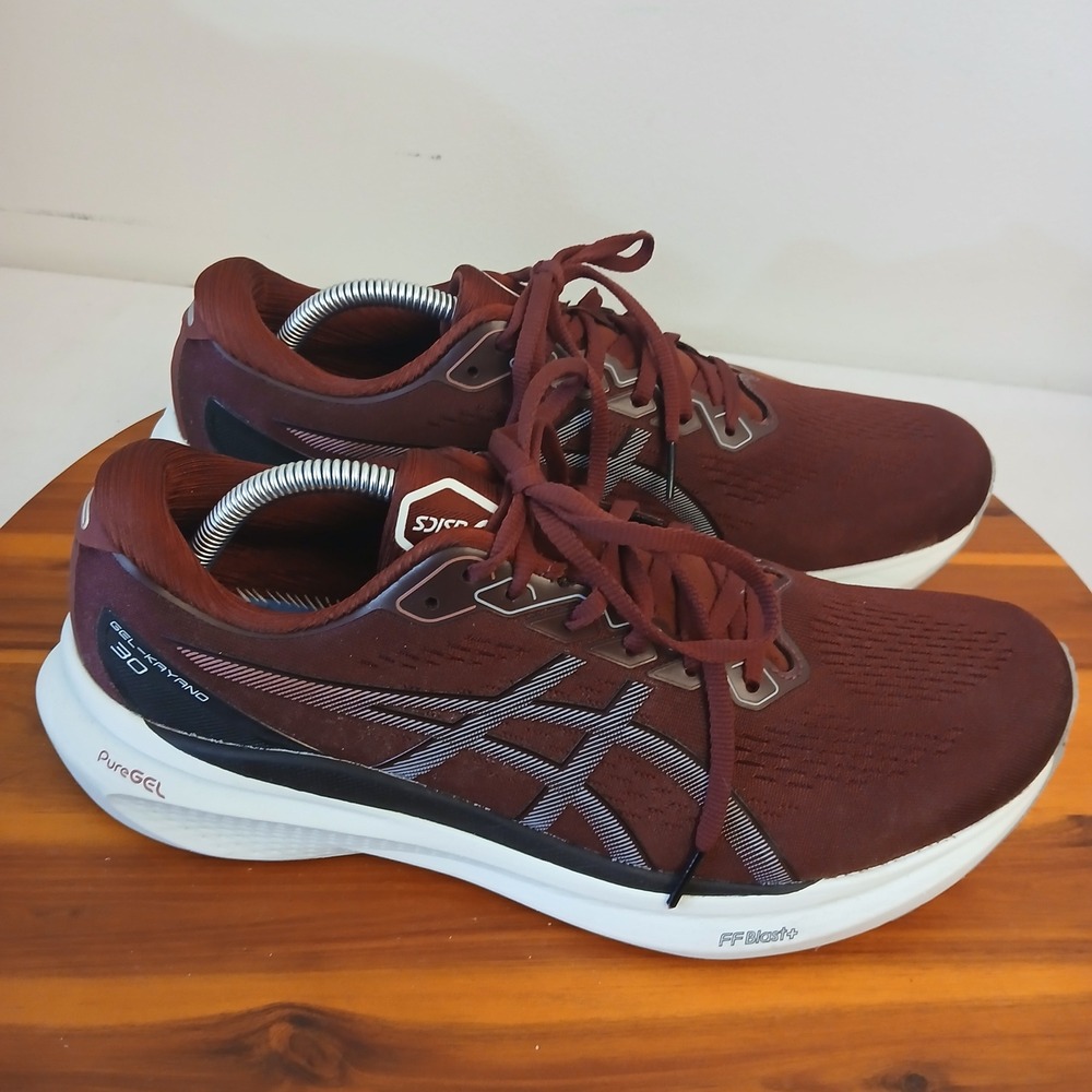 ASICS Gel-Kayano 30 Mens 11 Burgundy Running Shoes Sneakers 1011B548 - Picture 3 of 9